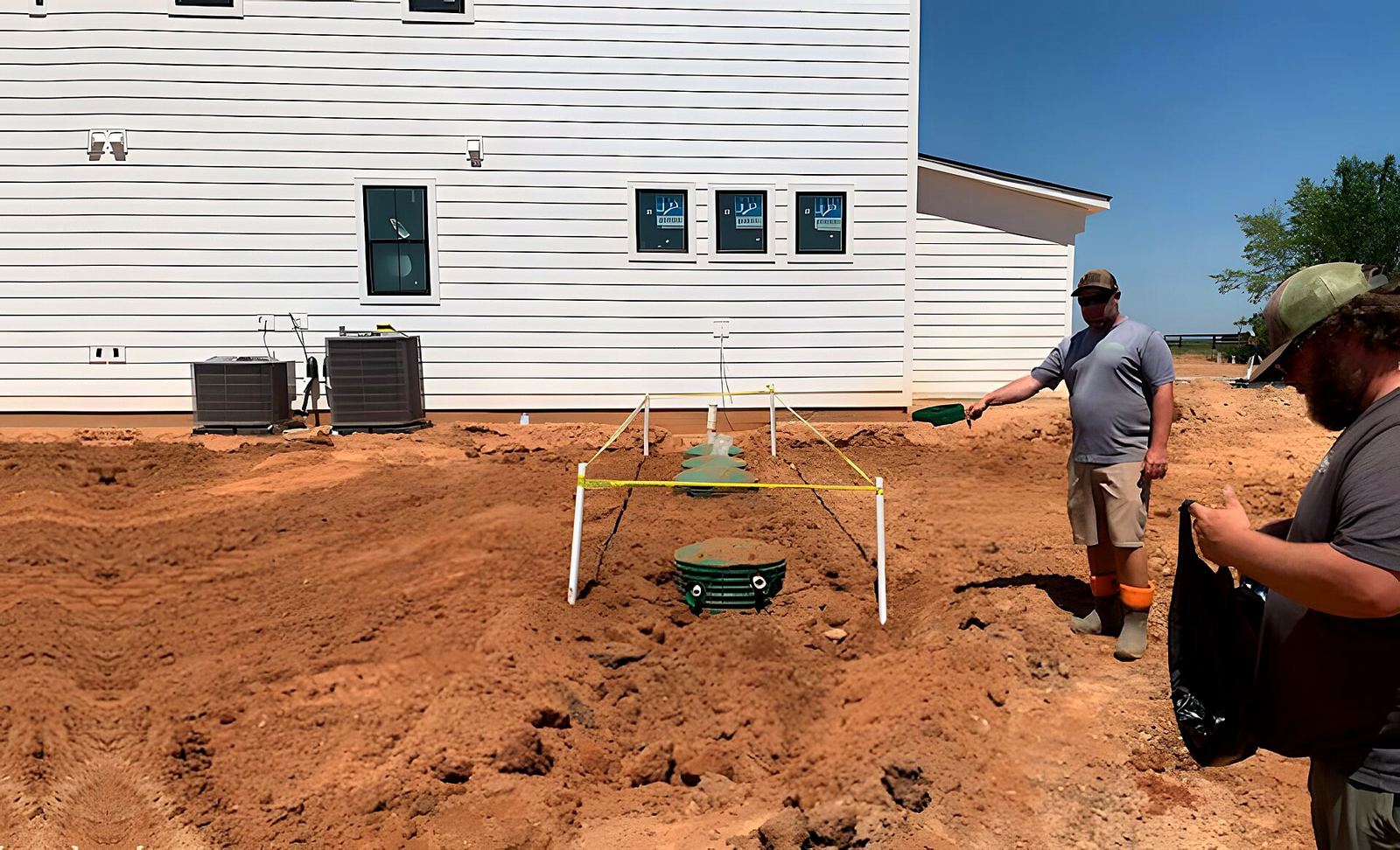 Lowcountry Septic crew on site